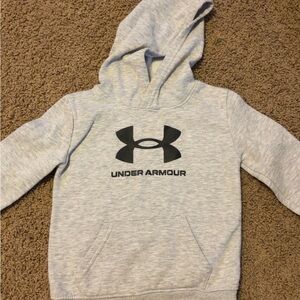 Under Armour Kids Light Gray Hoodie